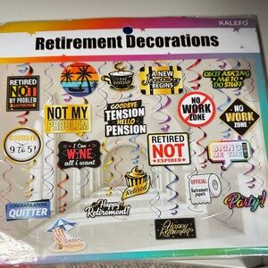 Kalefo Retirement Decorations Set